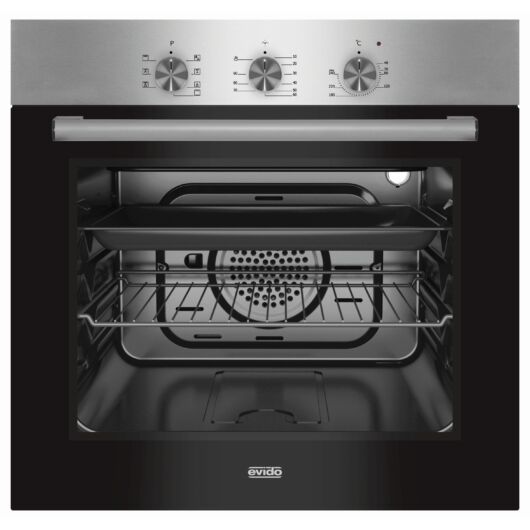 EVIDO PRIMO 63X légkeveréses sütő, inox-fekete