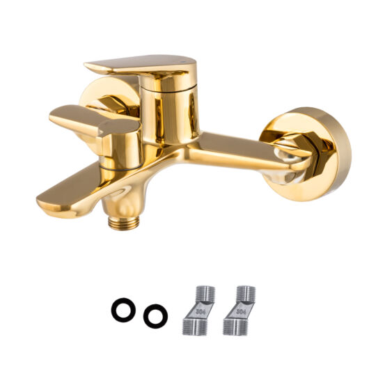 Evo fürdőszobai kádtöltő csaptelep arany