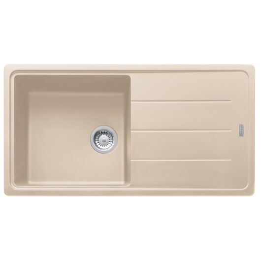 FRANKE BOSTON 611-97 egymedencés gránit mosogató, szifonnal, bézs
