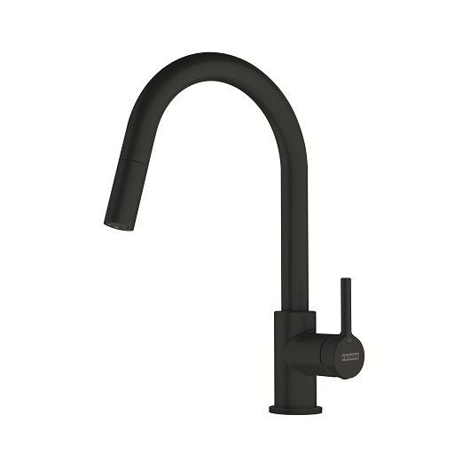 FRANKE LINA DOCCIA konyhai csaptelep matt fekete