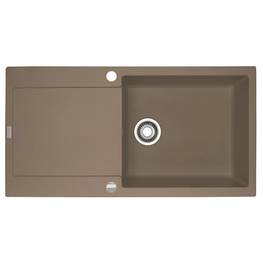 FRANKE MARIS MRG 611-100-XL egymedencés gránit mosogató automata dugóemelő, szifonnal, kasmír