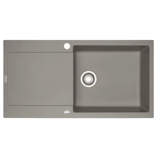 FRANKE MARIS MRG 611-100-XL egymedencés gránit mosogató automata dugóemelő, szifonnal, szürke