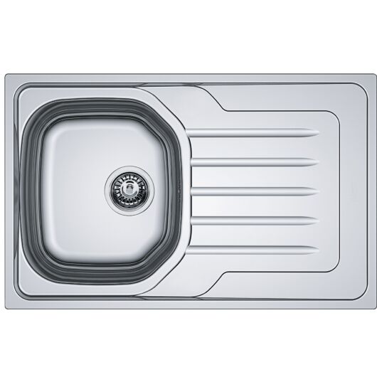 FRANKE ONDA LINE OLX 611-79 egymedencés inox mosogató, szifonnal, jobb