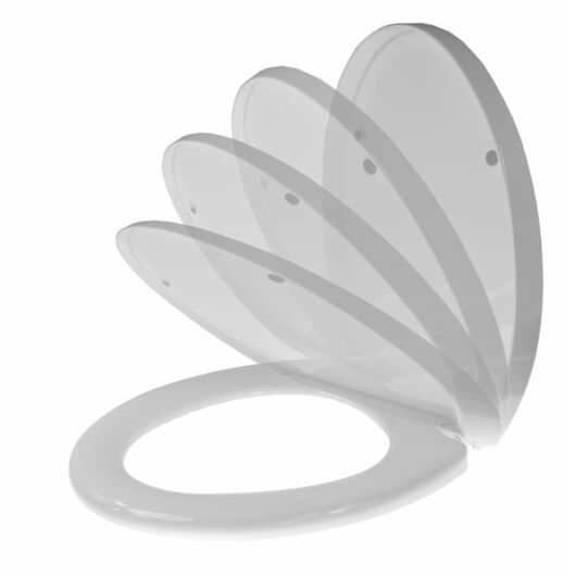 D3 lassú záródású lecsapódásgátló WC ülőke fehér