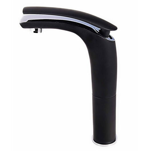 Éder fürdőszobai magasított csaptelep fekete-króm