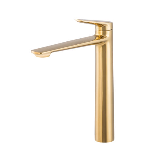 EVO magas fürdőszobai mosdó csaptelep arany