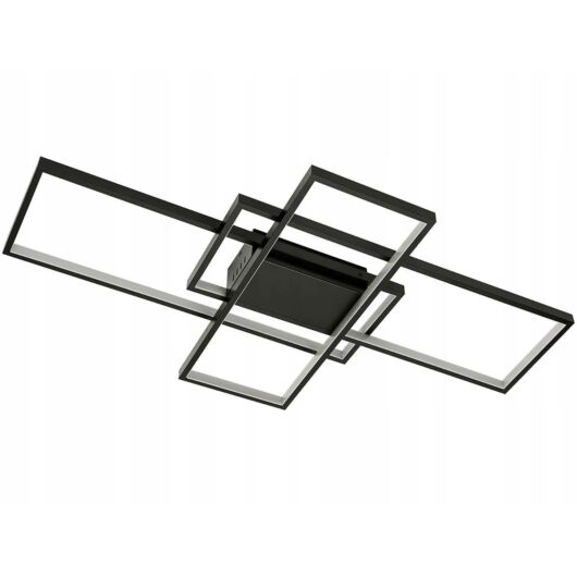 LEDLUX LX-1102 mennyezeti, oldalfali lámpa, 72W, 3000k-6000k, fekete