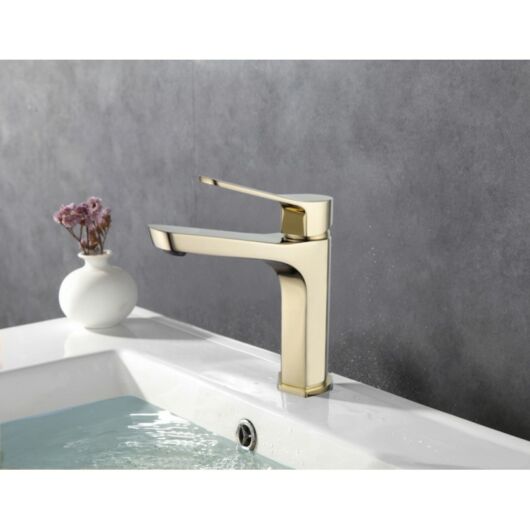 Lerma fürdőszobai mosdó csaptelep arany