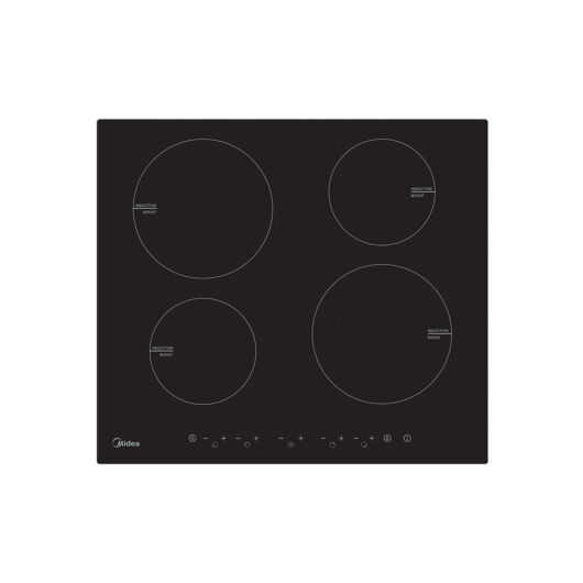 MIH 616A— Beépíthető indukciós főzőlap, fekete, üvegkerámia