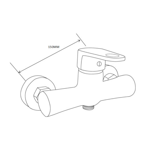 Kama csaptelep zuhanyhoz króm