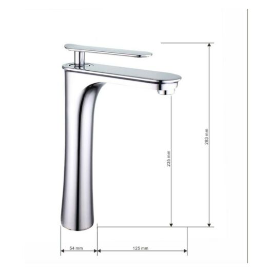 Trinity magasított fürdőszobai mosdó csaptelep króm