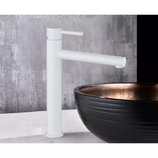 Elba magasított fürdőszobai mosdó csaptelep fehér