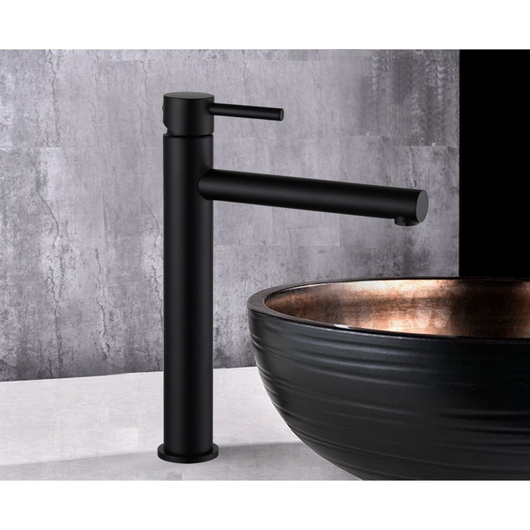 Elba magasított fürdőszobai mosdó csaptelep fekete