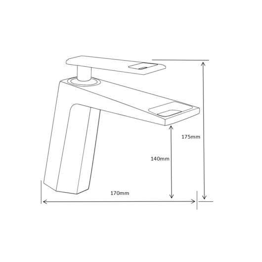 Topaz fürdőszobai mosdó csaptelep króm