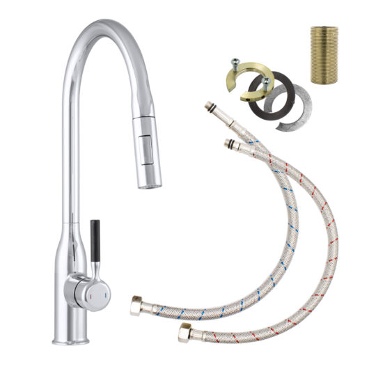 Rony konyhai csaptelep króm