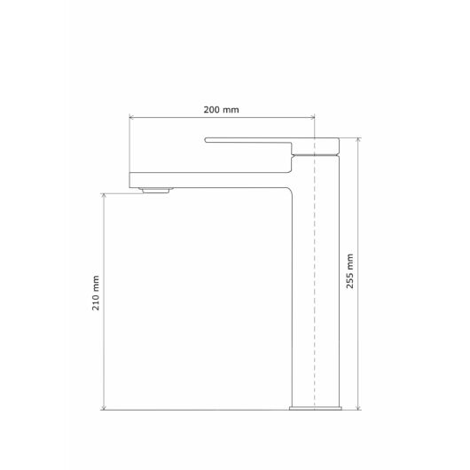Rossa fürdőszobai mosdó csaptelep magas arany