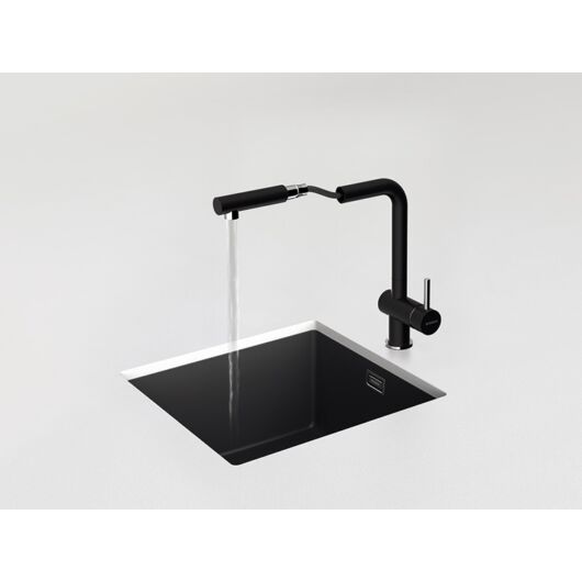 Schock Epos Ext konyhai csaptelep Cristalite Nero, be