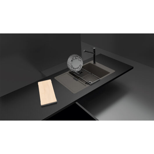 Schock Mono D-100XS egymedencés gránit mosogató csepptálcával be