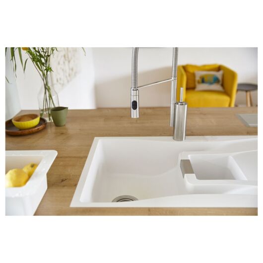 Schock Waterfall D-150 gránit mosogató csepptálcával