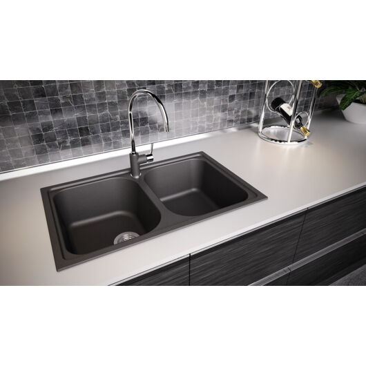 SCHOCK Viola N-200S kétmedencés gránit mosogató