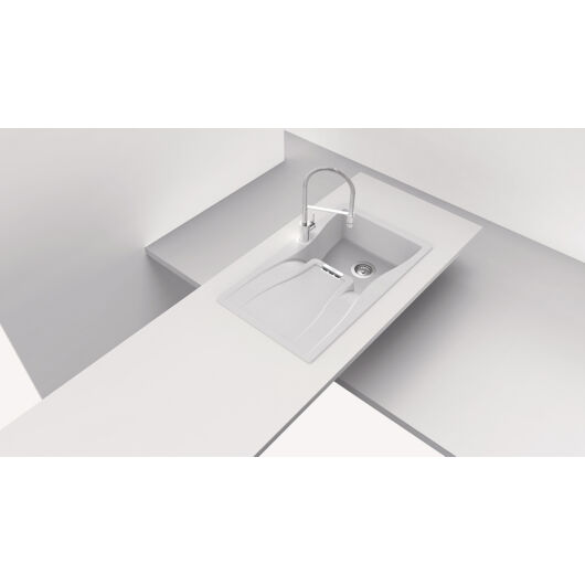 Schock Waterfall D-100 egymedencés gránit mosogató csepptálcával  be