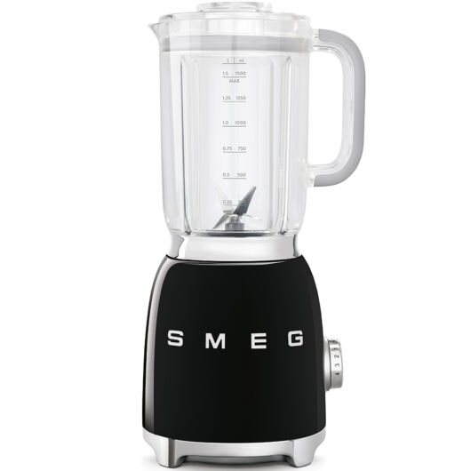 SMEG TURMIXGÉP, 50-es évek retro design, 1,5 liter, 800 W, 4 fokozat, 3 program, fekete