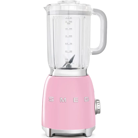 SMEG TURMIXGÉP, 50-es évek retro design, 1,5 liter, 800 W, 4 fokozat, 3 program, rózsaszín