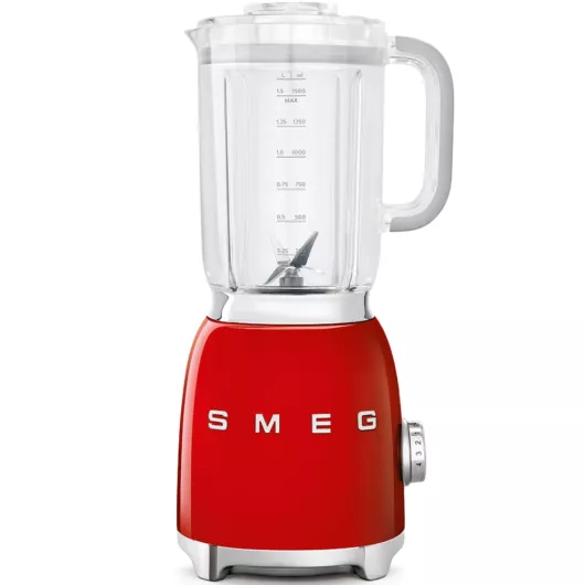 SMEG TURMIXGÉP, 50-es évek retro design, 1,5 liter, 800 W, 4 fokozat, 3 program, piros