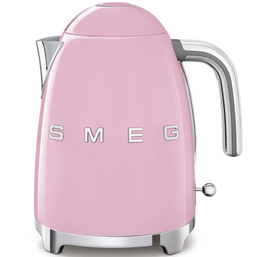 SMEG VÍZFORRALÓ, 50-es évek retro design, 1,7 liter, rózsaszín