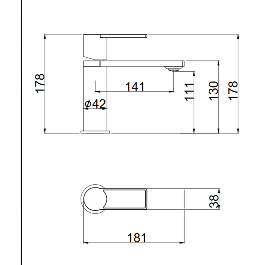 Simba fürdőszobai mosdó csaptelep króm