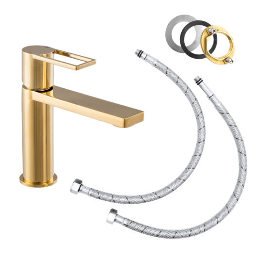 Simba fürdőszobai mosdó csaptelep arany