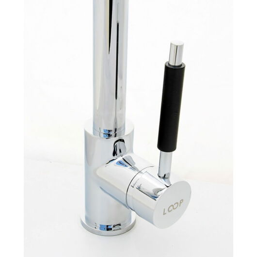 Spirál konyhai csaptelep króm