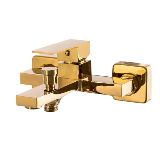Cube fürdőszobai kádtöltő csaptelep arany