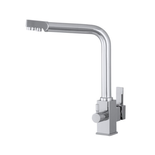 Nook három utas konyhai csaptelep, króm