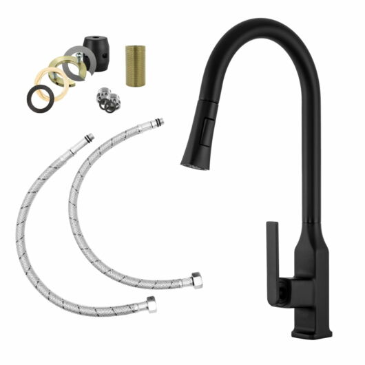 Pico konyhai csaptelep fekete