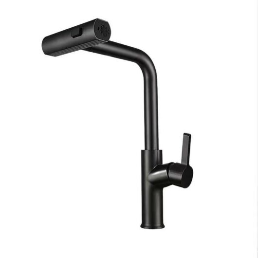 Rotary konyhai csaptelep fekete