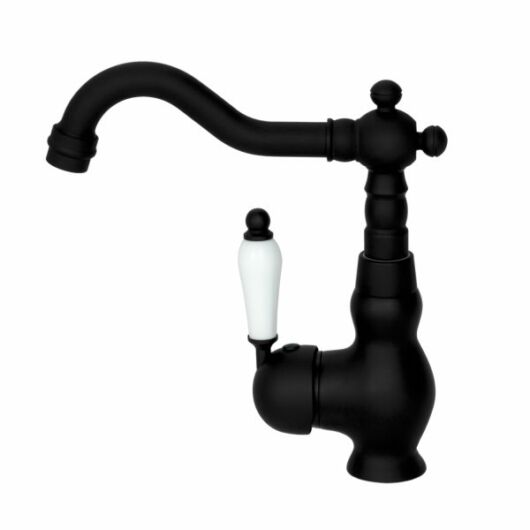 Retro 6 konyhai csaptelep fekete