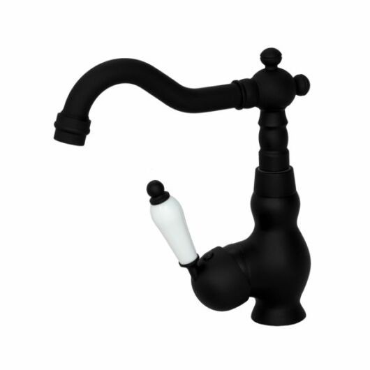 Retro 6 konyhai csaptelep fekete