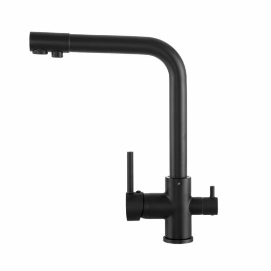 Side 3 utas konyhai csaptelep vízszűrő berendezéshez, fekete