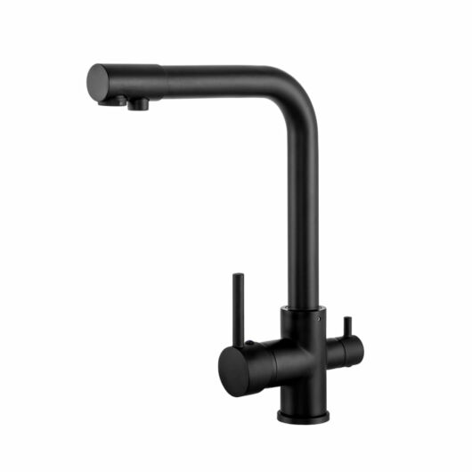 Side 3 utas konyhai csaptelep vízszűrő berendezéshez, fekete