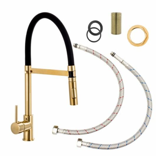 Vento konyhai csaptelep arany