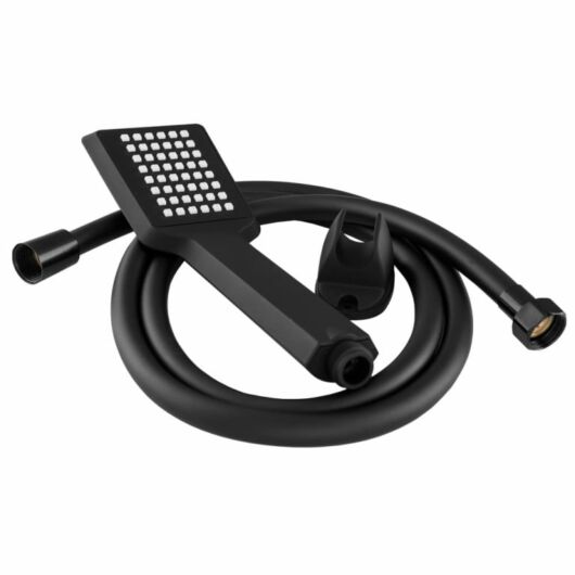 Caro zuhanyrózsa szett fekete