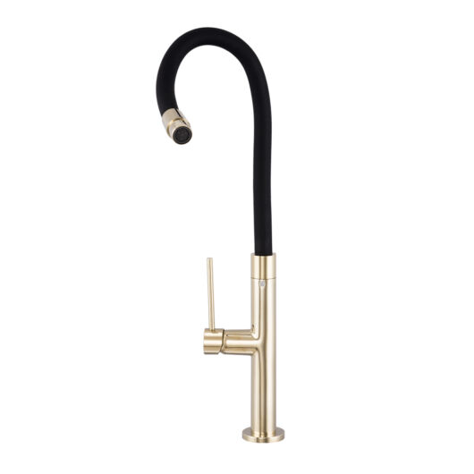 Flex Slim konyhai csaptelep fekete-arany