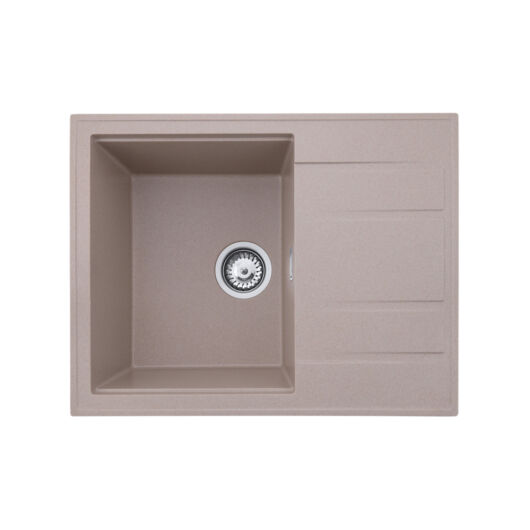 Modern 6550 csepegtetőtálcás egymedencés gránit mosogató