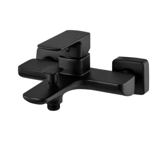 Cubic fürdőszobai kádtöltő csaptelep matt fekete