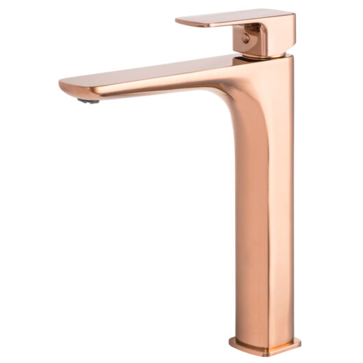 Cubic magas fürdőszobai mosdó csaptelep rosegold