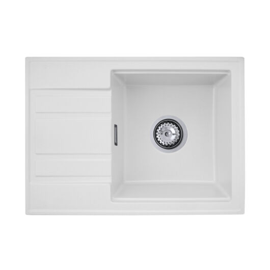 Modern 6040 csepegtetőtálcás egymedencés gránit mosogató