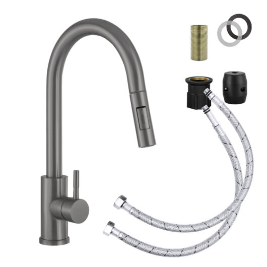 Taru Slim konyhai csaptelep grafit