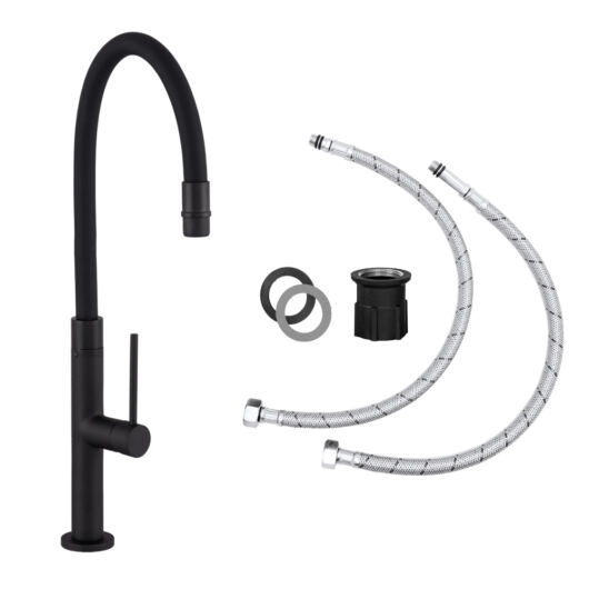 Flex Slim konyhai csaptelep fekete