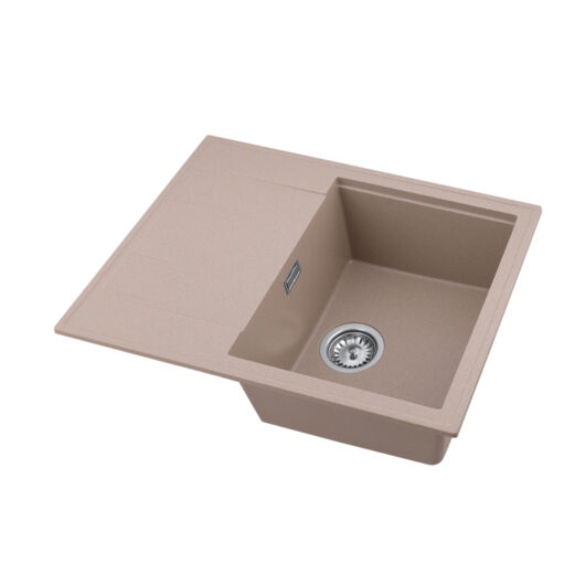 Modern 6550 csepegtetőtálcás egymedencés gránit mosogató